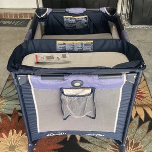 Graco Pack and Play blue